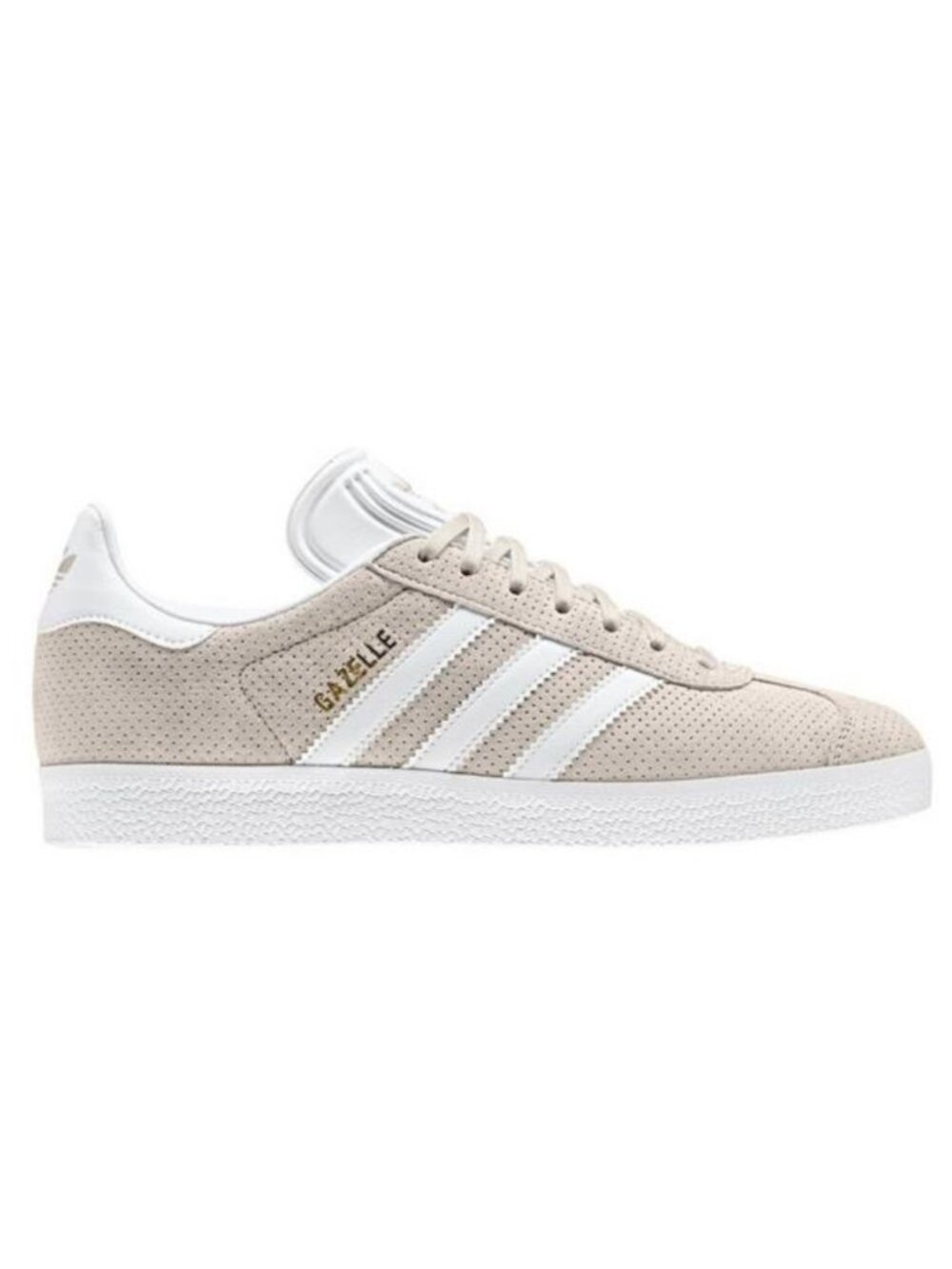 Adidas Gazelle Light Tan Perforated Suede Sz 7.5